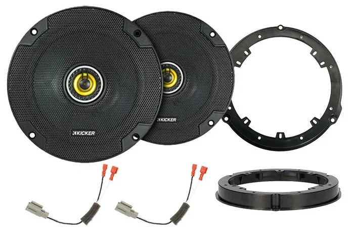 2021-2025 Ford Bronco Kicker CS Series Front Door Kick Panel Speaker Upgrade Kit | Part#KICK-CS65-2124-BRKICK