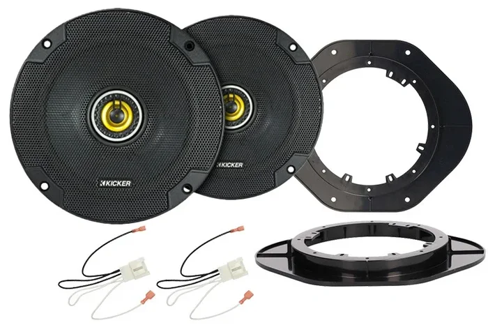 2021-2025 Ford F150 Kicker CS Series 6.5 inch Front Door Speaker Upgrade Kit | Part#KICK-CS65-2124F150Front