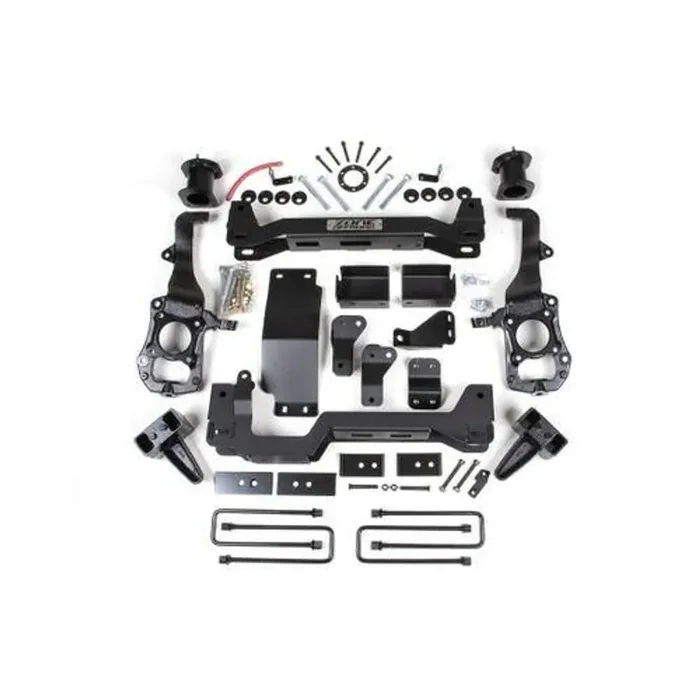 21-23 Ford F-150 Tremor 4WD 5 Inch Lift Kit 3 Inch Rear Block Spacer Front Nitro Rear Zone Offroad