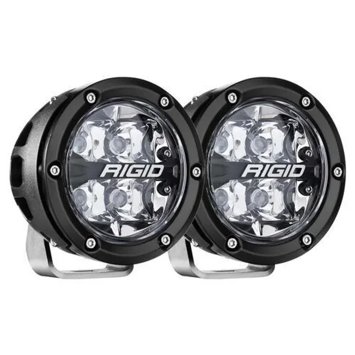 360-SERIES 4″ OFF-ROAD LAMP, SPOT BEAM, RGBW BACKLIGHT, SET/2