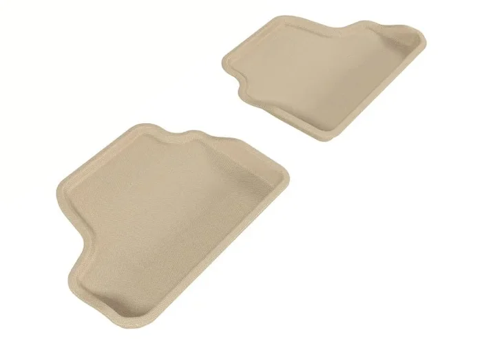 3D MAXpider 2007-2013 BMW 3 Series E93 Kagu 2nd Row Floormats – Tan