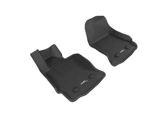 3D MAXpider 2015-2019 Chevrolet Corvette Kagu 1st Row Floormat – Black