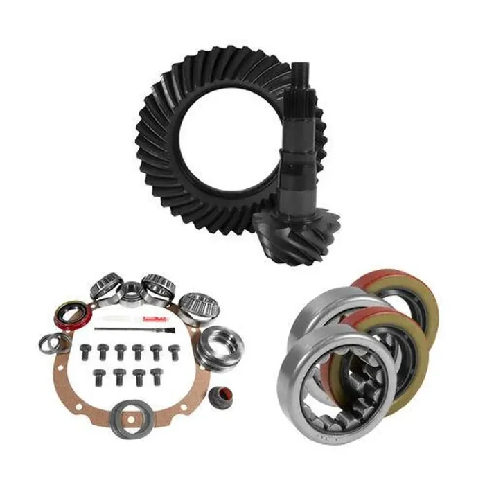 8.8″ Ford 4.11 Rear Ring & Pinion, Install Kit, 2.25″ OD Axle Bearings & Seals