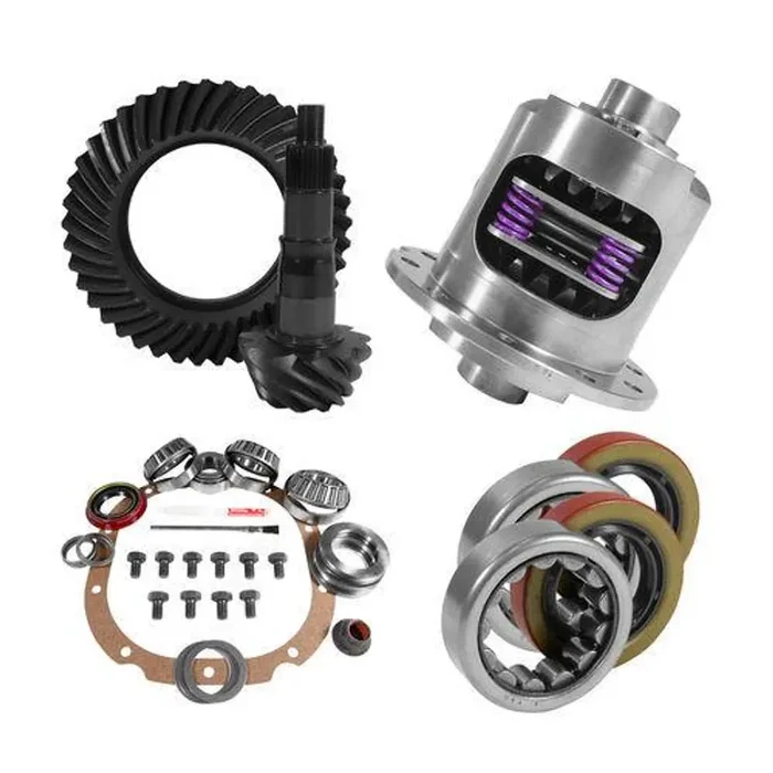 8.8″ Ford 4.11 Rear Ring & Pinion, Install Kit, 28spl Posi, 2.25″ Axle Bearings