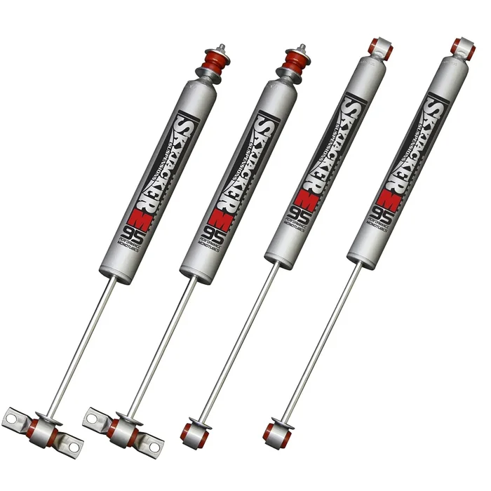 85-89 Mitsubishi Montero 4WD 1-2″ Front, 1-2″ Rear Lift Skyjacker Mono Shocks