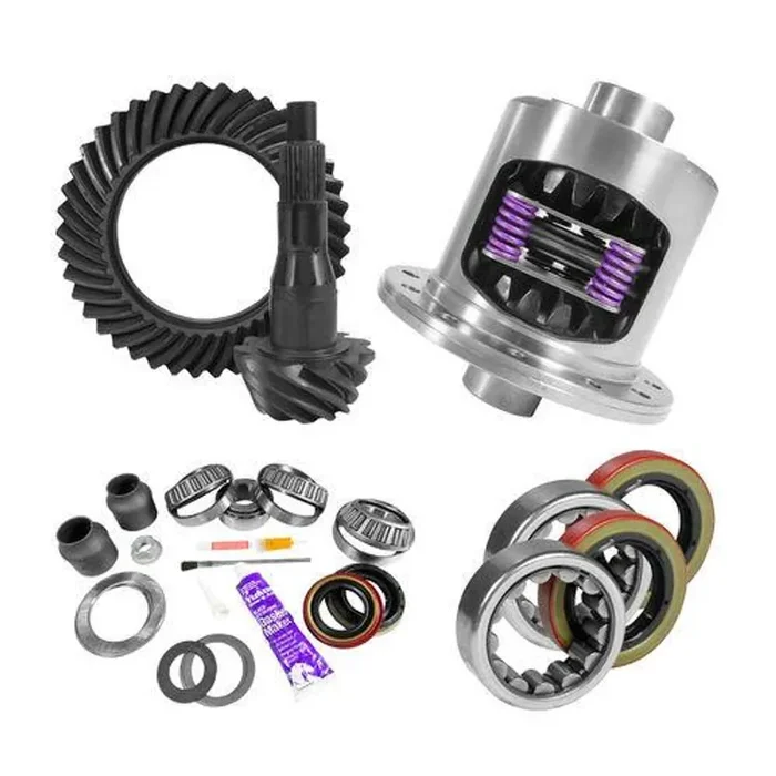 9.75″ Ford 3.73 Rear Ring & Pinion, Install Kit, 34spl Posi, Axle Bearings