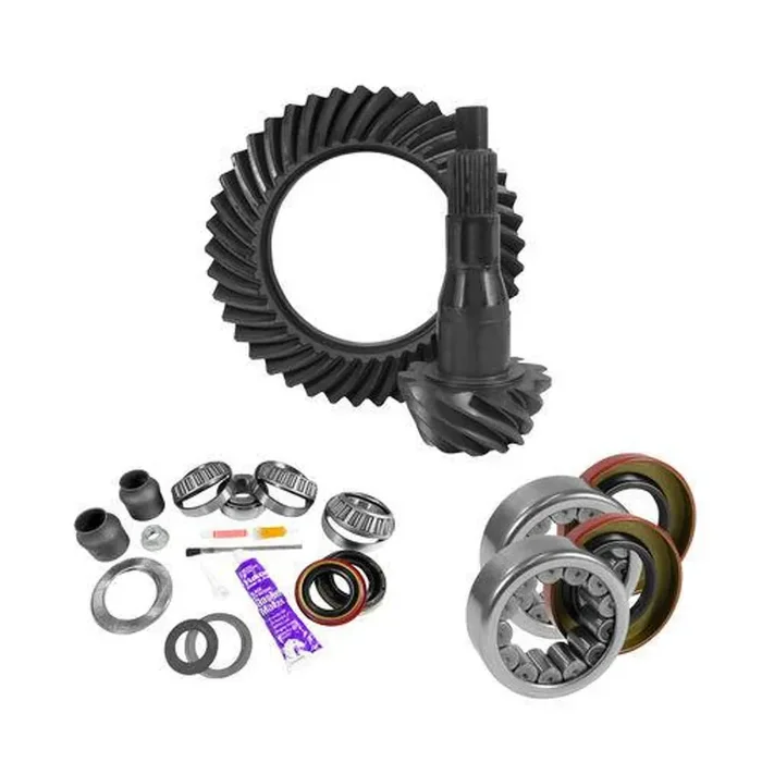 9.75″ Ford 4.11 Rear Ring & Pinion, Install Kit, 2.99″ OD Axle Bearings & Seals