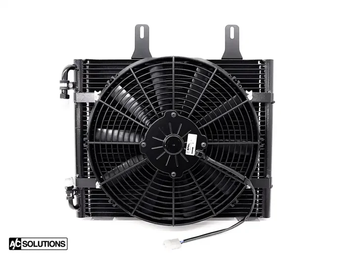 A/C Solutions x CSF E30 Parallel Flow Condenser + 13″ SPAL Fan Combo