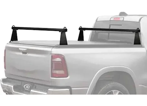 ADARAC 12in vertical kit(2 uprights w/1 cross bar)aluminum uprights matte black