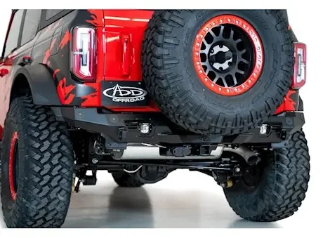 Addictive Desert 21-c ford bronco bomber rear bumper black powdercoat finish