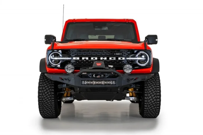 Addictive Desert Designs 2021+ Ford Bronco Rock Fighter Front Bumper – Hammer Black – F230181060103