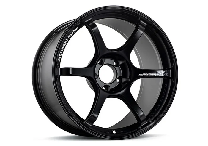 Advan RG-4 18×10.5 +15 5-114.3 Semi Gloss Black Wheel – YA48L15ESB