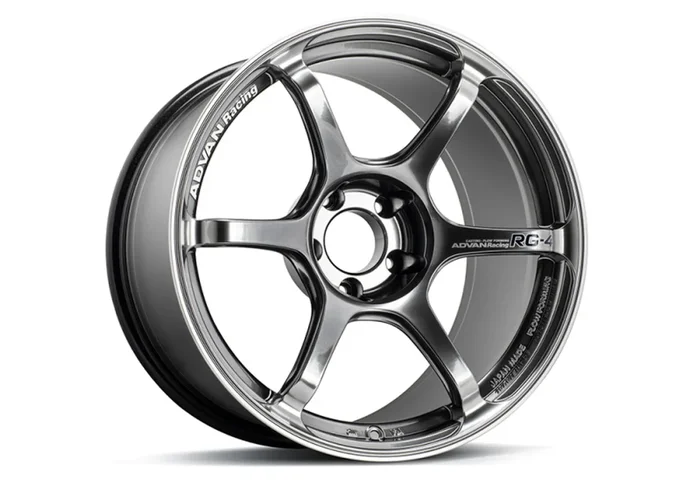 Advan RG-4 18×8.5 +44 5-100 Racing Hyper Black & Ring Wheel – YA48H44DHBR