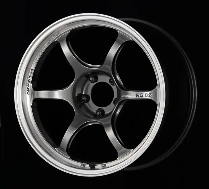 Advan RG-D2 17×8.5 +31 5-114.3 Machining & Racing Hyper Black Wheel
