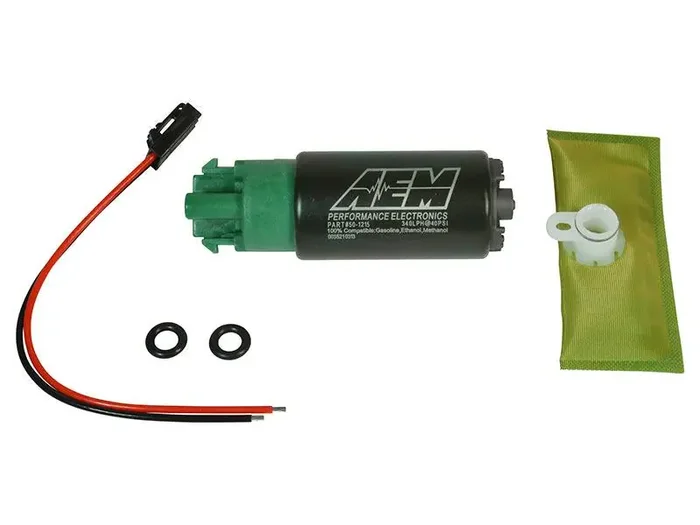 AEM 340LPH 65mm Fuel Pump Kit w/ Mounting Hooks – Ethanol Compatible