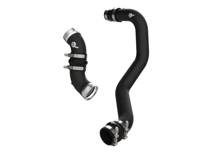 aFe 06-10 GM Diesel Trucks V8 6.6L BladeRunner Aluminum Hot & Cold Charge Pipe Kit – Black