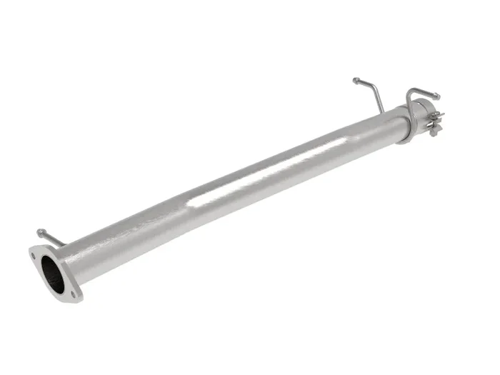 aFe 49C42076NM Apollo GT Series 409 Stainless Steel Muffler Delete Pipe for 2019+ Ram 1500 V8-5.7L HEMI