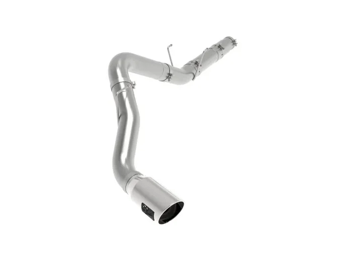 aFe LARGE BORE HD 5in 409-SS DPF-Back Exhaust w/Pol Tip 19-20 Ram Diesel Trucks L6-6.7L (td) – 49-42078-P
