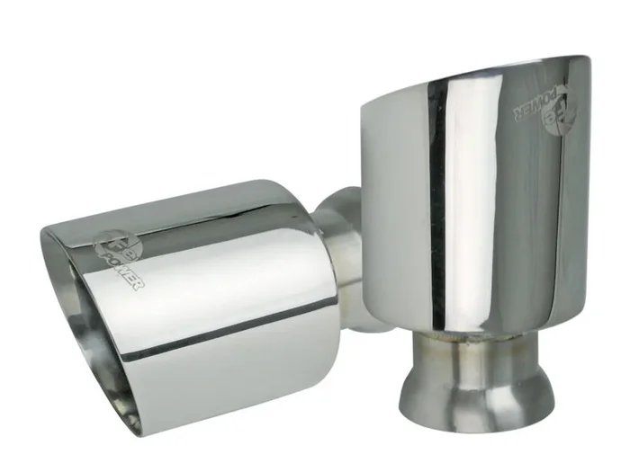 aFe MACH Force-XP 4-1/2in Polished OE Replacement Exhaust Tips – 15-19 Dodge Charger/Hellcat – 49C32068-P