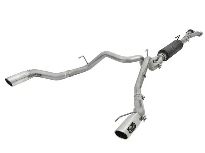 aFe MACHForce-XP 3in to 3-1/2in 304 SS Cat-Back Exhaust w/Polished Tips 17-18 Ford F-150 Raptor 3.5L – 49-33094-P