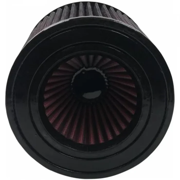 Air Filter For Intake Kits 75-2557 Oiled Cotton Cleanable 7 Inch Red S&B