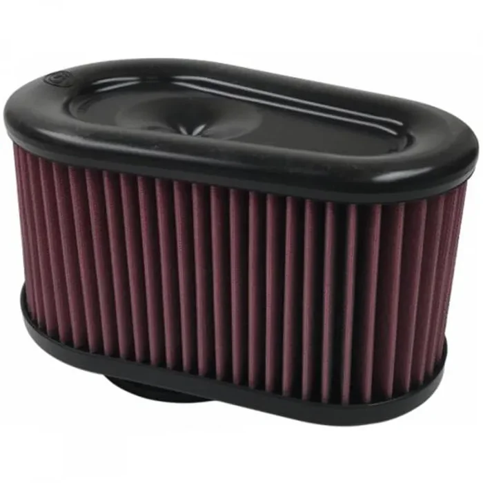 Air Filter For Intake Kits 75-5086,75-5088,75-5089 Oiled Cotton Cleanable Red S&B