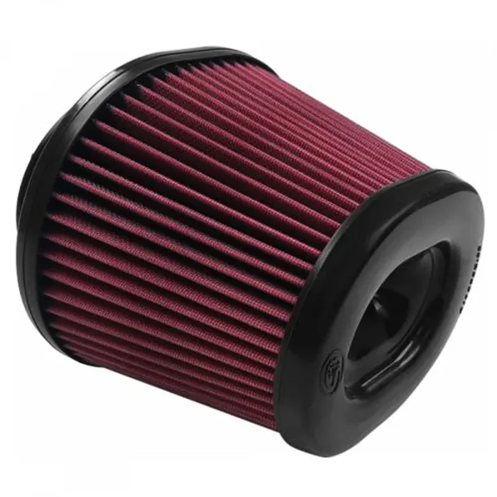 Air Filter For Intake Kits 75-5105,75-5054 Oiled Cotton Cleanable Red S&B