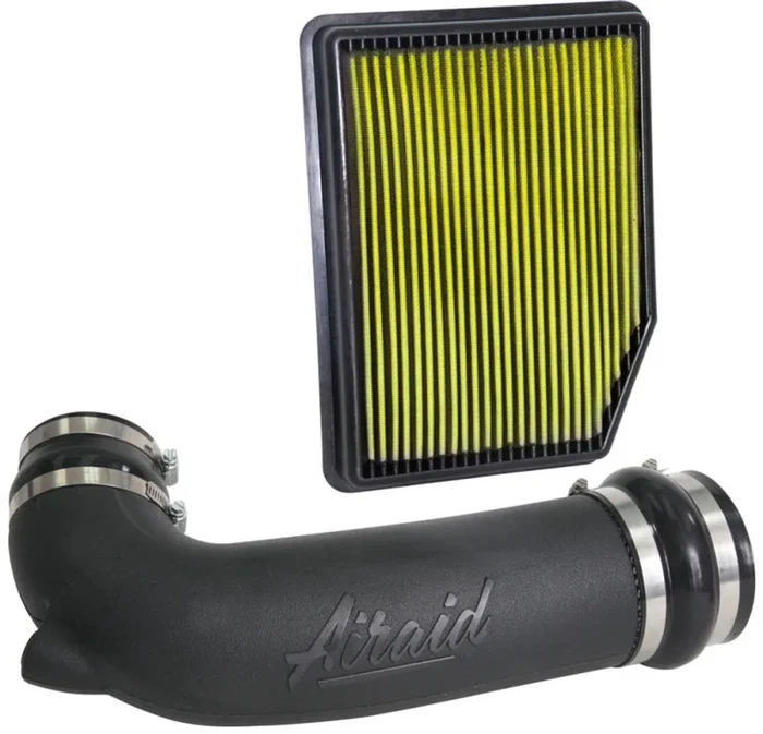 Airaid 19-20 Chevrolet Silverado 1500 V6-4.3L Jr Intake Kit – Oiled / Yellow Media – 204-795