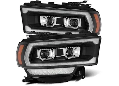 AlphaRex USA 19-22 ram 2500 pro-series projector headlights plank style black w/activation lig
