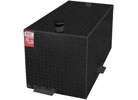 Aluminum Tank Industries, Inc. 110 gal rectangle refueling tank black