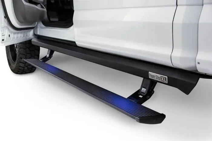 AMP Research 2007-2013 Chevy Silverado 1500 Extended/Crew PowerStep XL – Black