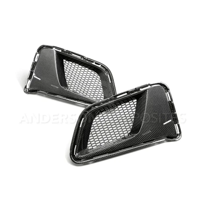 Anderson Composites 17-18 Chevrolet Camaro 1LE Carbon Fiber Type LE Air Duct Bezels – AC-ADB17CHCAMZL-LE