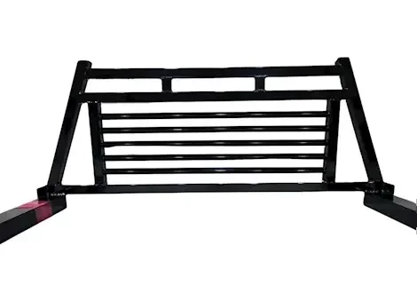 Anderson Custom Iron Works 14-19 silv/sierra 1500l/2500/3500 lwb headache rack – non-lghtd clsd window w/tl
