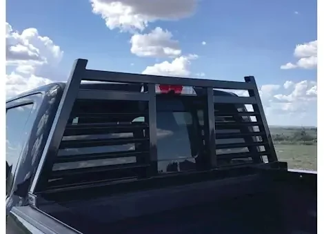 Anderson Custom Iron Works 99-16 f250/f350/f450/f550 sd 8ft lwb headache rack – non-lghtd opn window toolbo