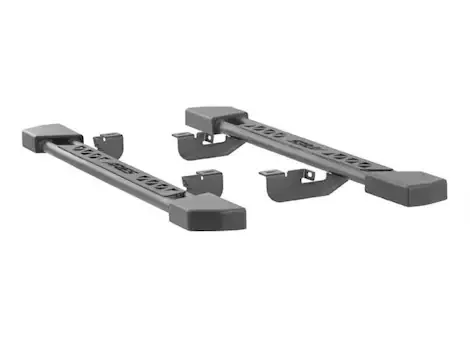 Aries 07-15 wrangler jeep 2 door rocker steps black powdercoat