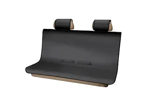 Aries Seat defender 58inx55in removable waterproof black bench seat cover