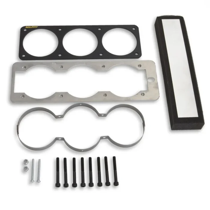Autometer 87-93 Ford Mustang Black Triple 2-5/8in Gauge Cage – 50100