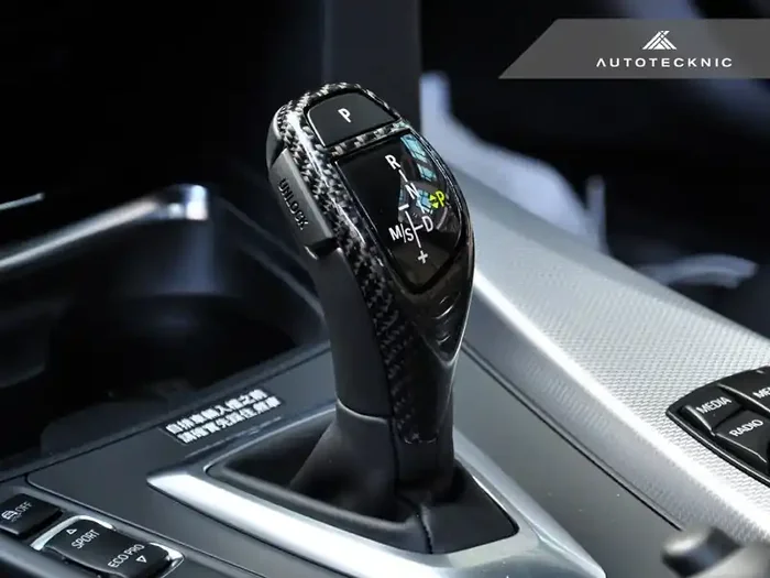 AutoTecknic Carbon Fiber Gear Selector Cover – BMW (Sport Automatic Transmission Equipped Only)