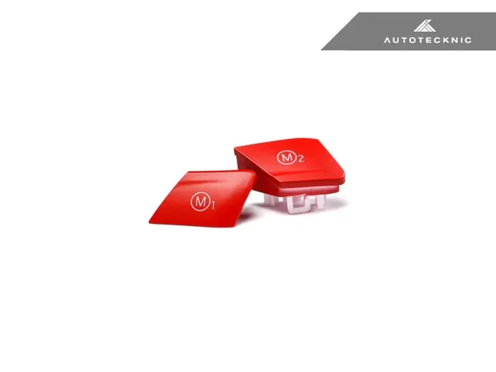 AutoTecknic Satin Red M1/ M2 Button Set – F10 M5 LCI