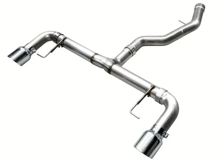 AWE 19-23 BMW 330i / 21-23 BMW 430i Base G2X Track Edition Axle Back Exhaust – Chrome Silver