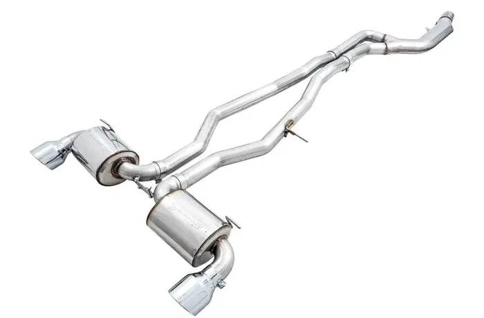 AWE 2020 Toyota Supra A90 Non-Resonated Touring Edition Exhaust – 5in Chrome Silver Tips