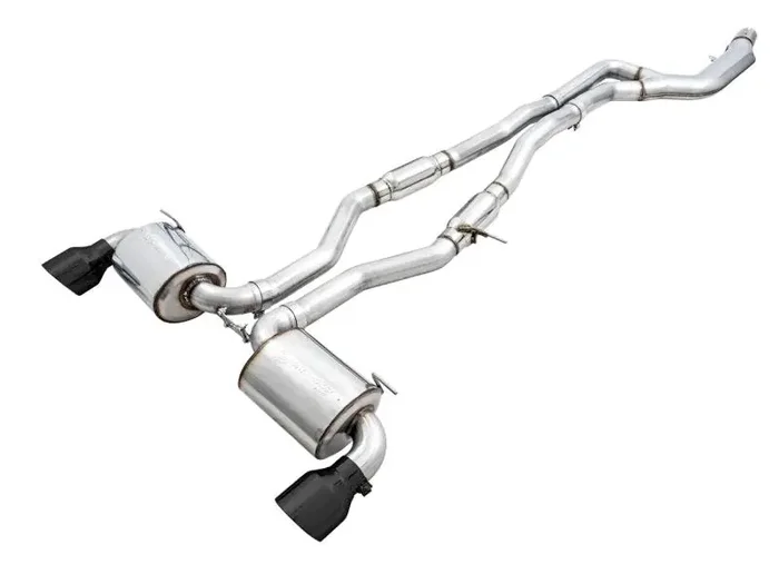 AWE 2020 Toyota Supra A90 Resonated Touring Edition Exhaust – 5in Diamond Black Tips