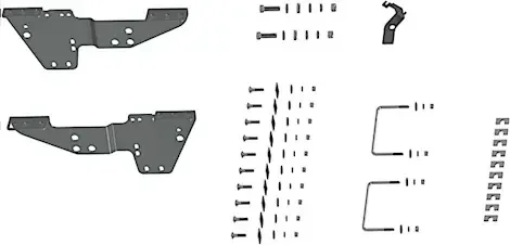B & W Hitches Turnoverball Patriot 01-01 Silverado/Sierra 2500/3500 Custom Bracket Kit With Rails RVK2500