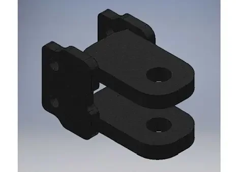 B & W Trailer Hitches Two-tang clevis for 2.5in shank tow & stow