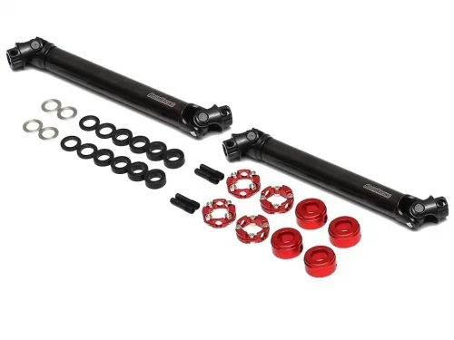 BADASS™ HD Steel Center Drive Shaft Set for Gmade Komodo / Sawback Front & Rear (2) [Recon G6 Certified]