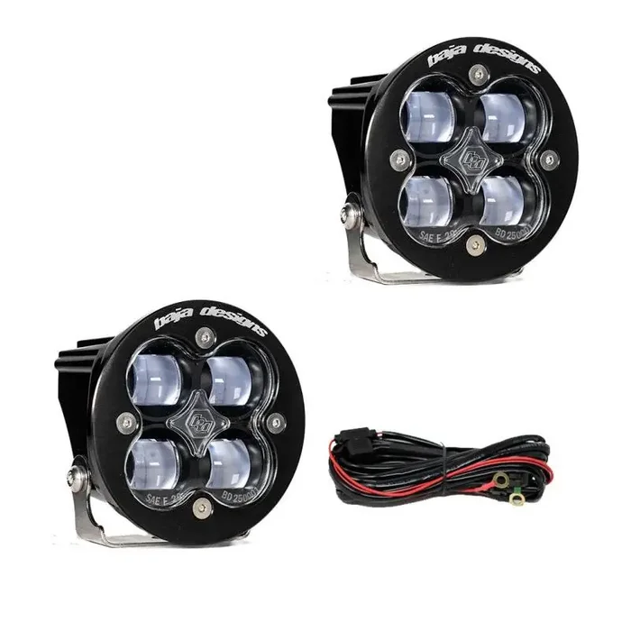 Baja Designs Squadron R SAE LED Spot Light – Clear – Pair