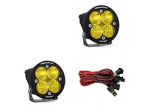 Baja Designs Squadron-r sport, pair driving/combo, amber