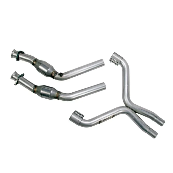 BBK 11-14 Mustang 3.7 V6 High Flow X Pipe With Catalytic Converters – 2-1/2 – 1814