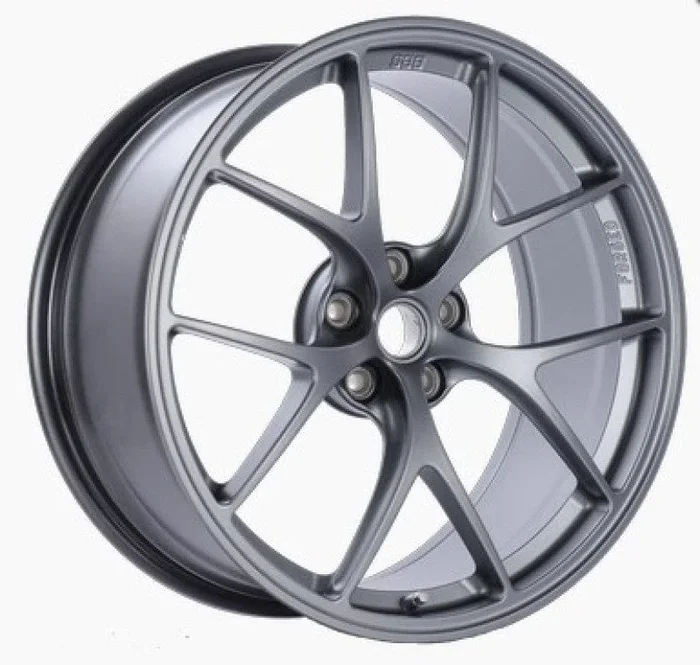 BBS FI 20×8.75 5×114.3 ET44 CB67 Titanium Wheel -82mm PFS/Clip Req