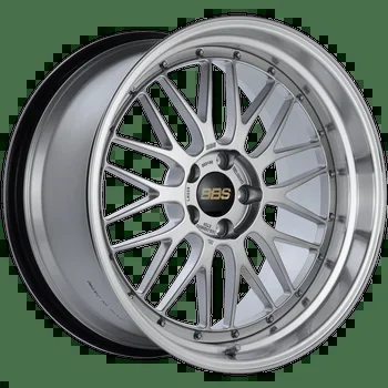 BBS LM 20×10.5 5×114.3 ET35 Silver / Diamond Cut Lip Wheel PFS/Clip Required